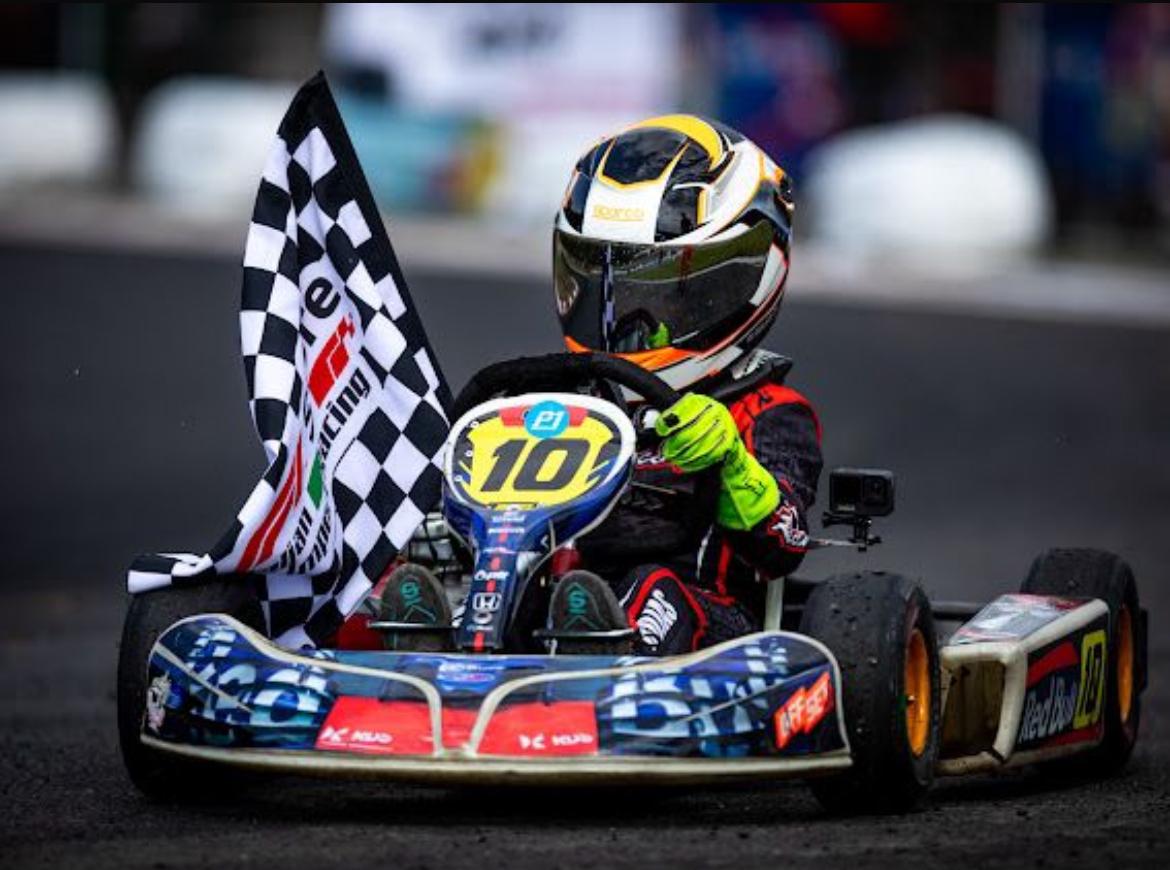 Omar Rojas es un joven talento que brilla en el kartismo infantil de Costa Rica